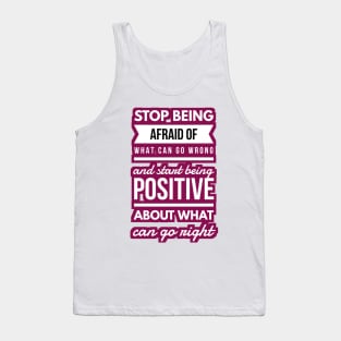 Corona -  positive message tshirt, inspirational T-shirt, motivational gift Tank Top